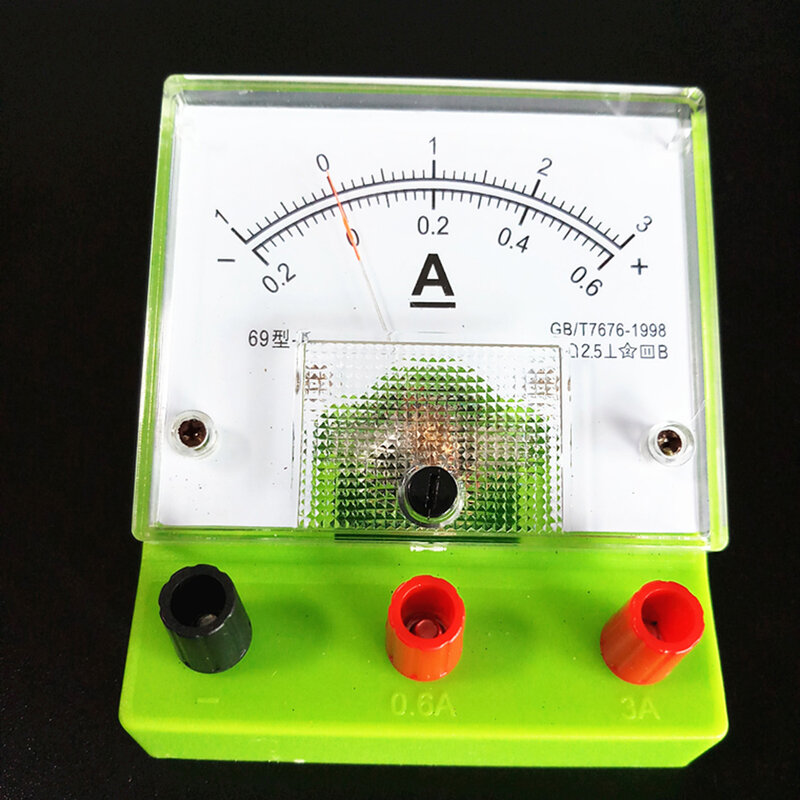 DIY Ammeter Voltmeter Volt Meter Fisik Peralatan Eksperimen Sirkuit Listrik untuk Sekolah Menengah Pertama