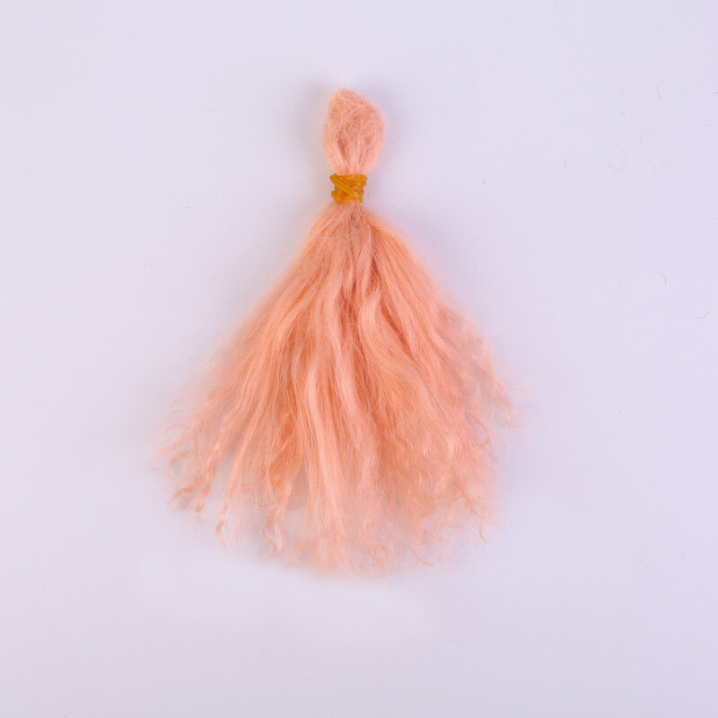 Кукла реборн из кудрявого мохера, длиной около 6 дюймов, 11 цветов, кукла «сделай сам» из мохера для шарнирных кукол SD