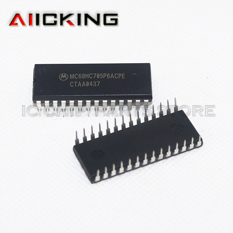 1PCS MC705P6ACPE MC68HC705P6ACPE DIP28 Original in stock