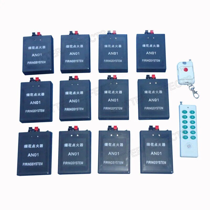 AN12 Remote control 12 channel receiver pyrotechnic wedding firing balloon igniter machine