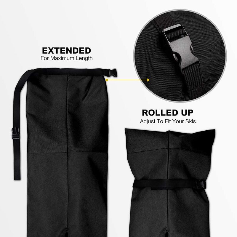 SoarOwl สกีกระเป๋าความยาวปรับ600D กันน้ำและสวมใส่สโนว์บอร์ดกระเป๋าเหมาะสำหรับผู้ใหญ่