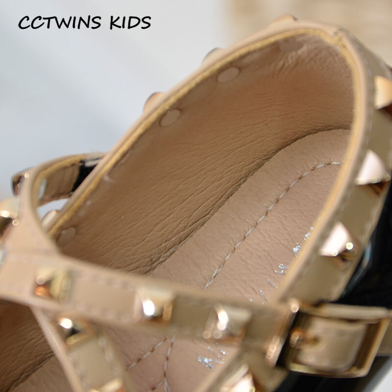 CCTWINS – chaussures de Ballet pour enfants, plates, noires, à la mode, pour bébés filles, princesse, printemps, GB1995, 2020
