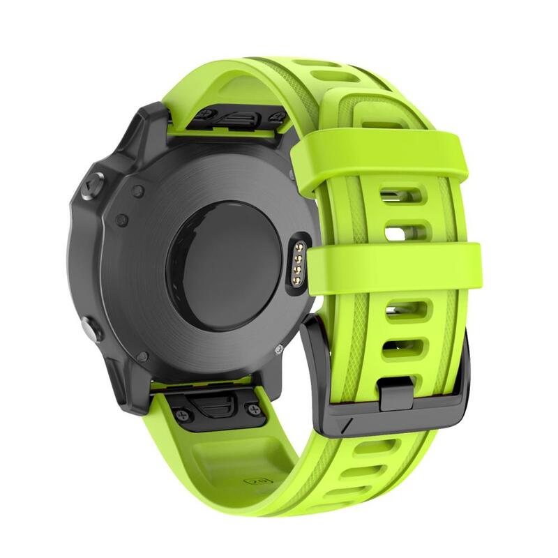 Bracelet de montre en silicone souple avec ajustement rapide, bracelet pour Fenix 6S Pro, 5S Plus, 20mm