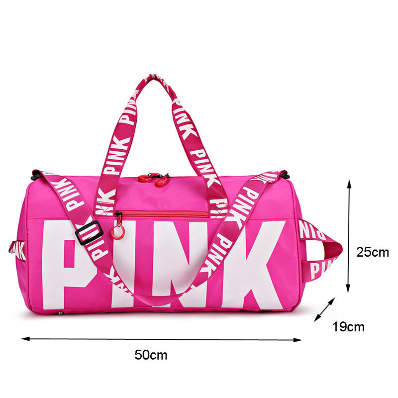 TRIPNUO Love Pink Men/Women Travel Bag Duffle Bag for Trip Waterproof Gym Bag Sport Bags For Fitness