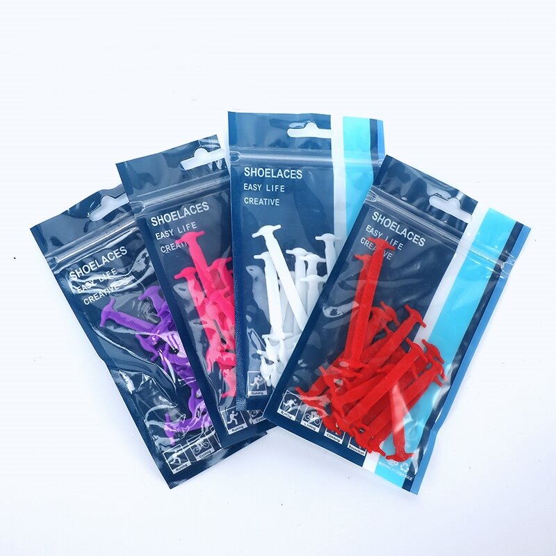 Cadarços elásticos de silicone para homens e mulheres, Special No Tie Rubber, Lacing Shoes, 13 cores