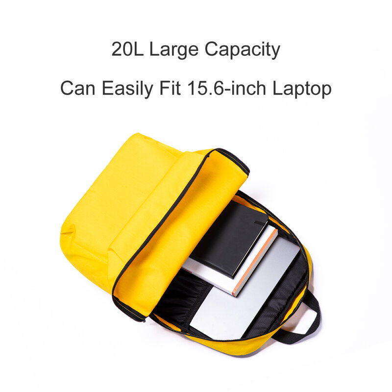 Рюкзак Xiaomi 20 л для мужчин и женщин, оригинальный маленький ранец, спортивная сумка для ноутбука 15,6 дюйма, повседневная школьная сумка, Прямая поставка