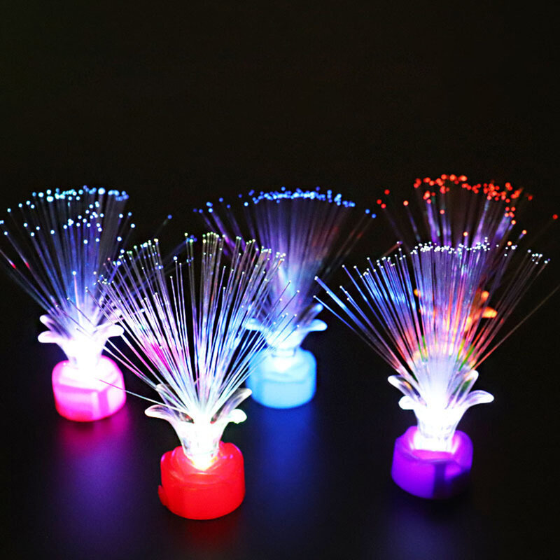 다채로운 광섬유 LED 장미 빛, 광섬유 램프, 광섬유 무드, 참신한 램프, 어린이 장난감, 홈 파티 장식