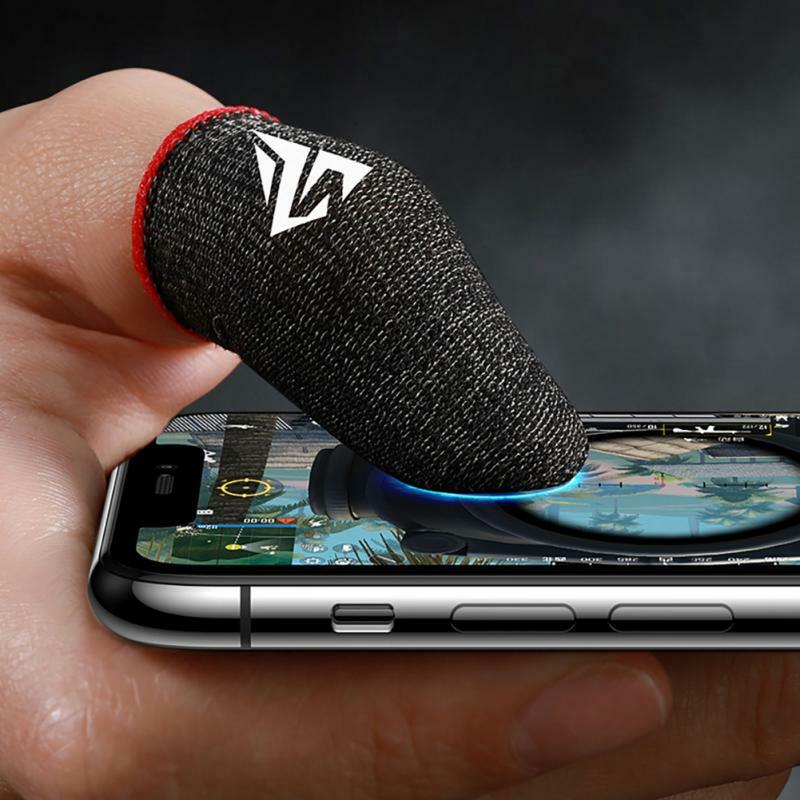 1คู่สำหรับ PUBG Mobile เกมแขน Breathable ปลายนิ้วเหงื่อ Anti-Slip ปลายนิ้วสำหรับเกมมือถือ