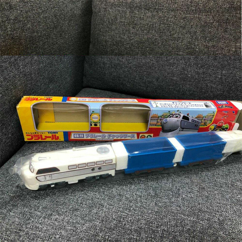 Nowy Plarail Chuggington CS-11 Harrison Chatsworth elektryczny zmotoryzowany model pociągu zabawki dla dzieci prezent