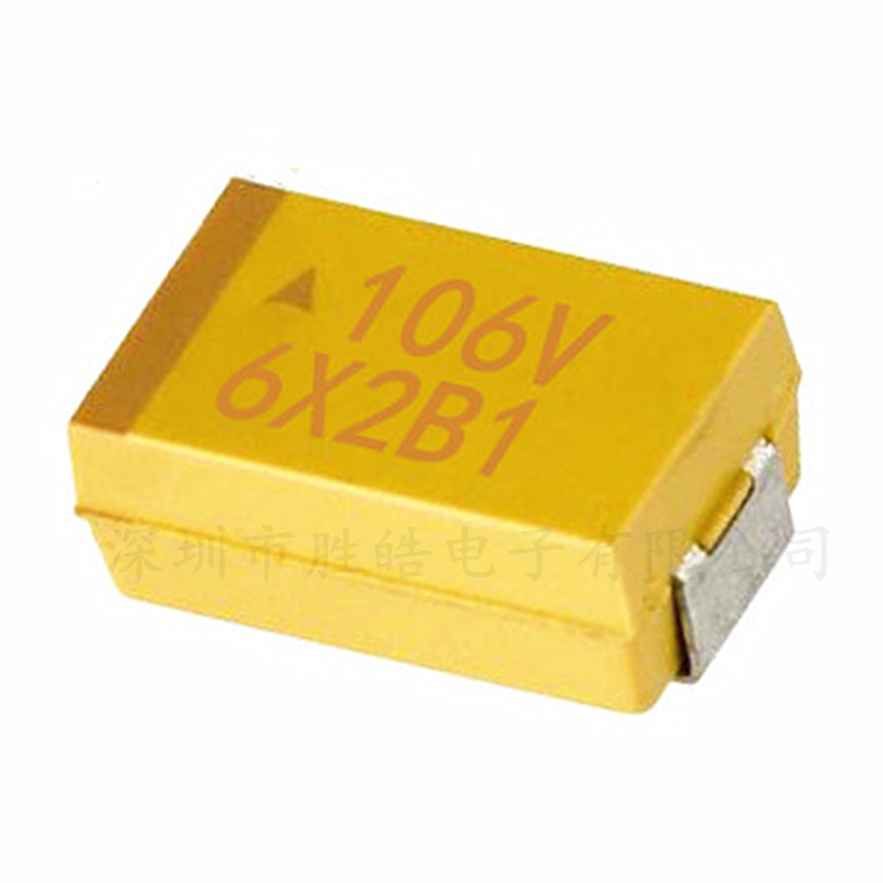 10 pces 35v 10uf marcação 106v caso tamanho d 7343 smd capacitores de tântalo alta qualidade