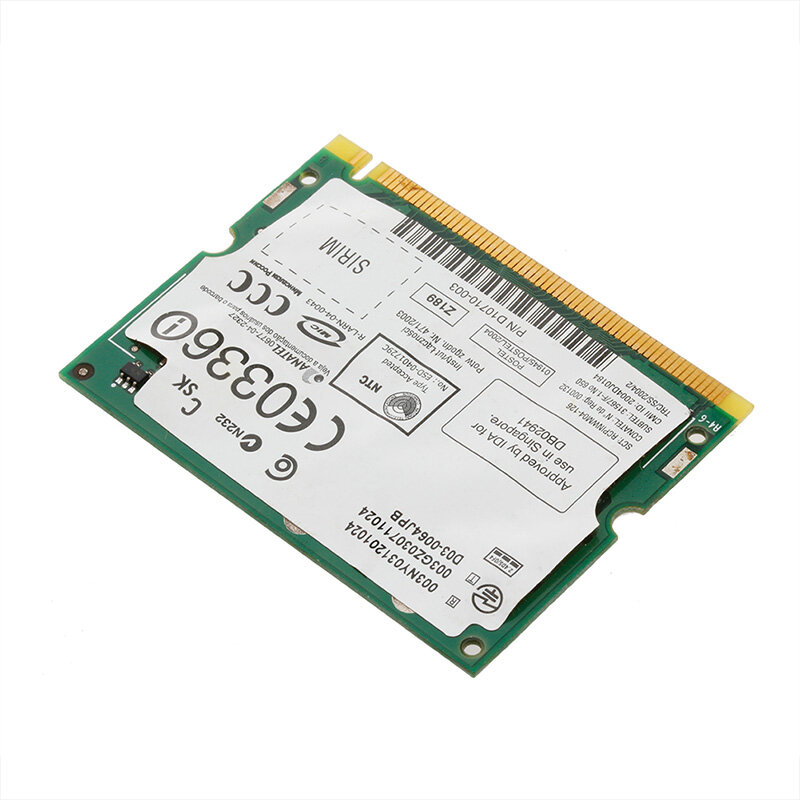 Intel Pro/Wireless 2200BG 802.11b/G Mini PCI tarjeta de red WIFI para Toshiba Dell, envío directo