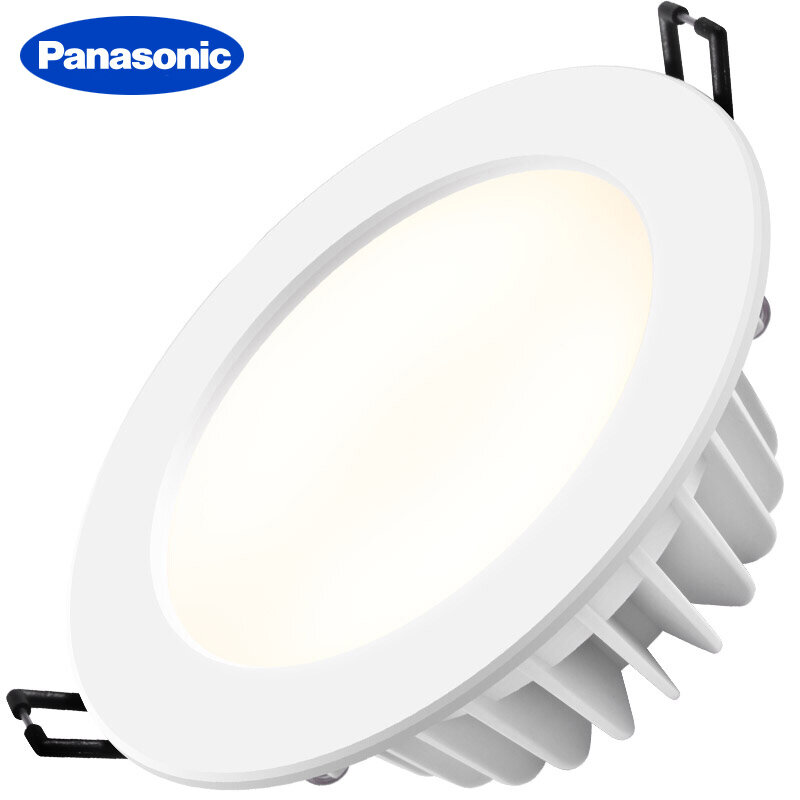 Panasonic led downlight 3w recesso redondo conduziu a lâmpada do teto ac 220v 230v 240v iluminação interna branco quente branco frio luz de ponto