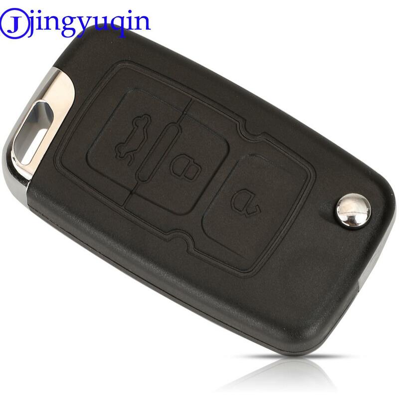 Jingyuqin 3ปุ่ม Remote Key Shell สำหรับ Geely Emgrand 7 EC7 EC715 EC718 Geely Emgrand 7-RV EC7-RV EC715-RV EC718-RV