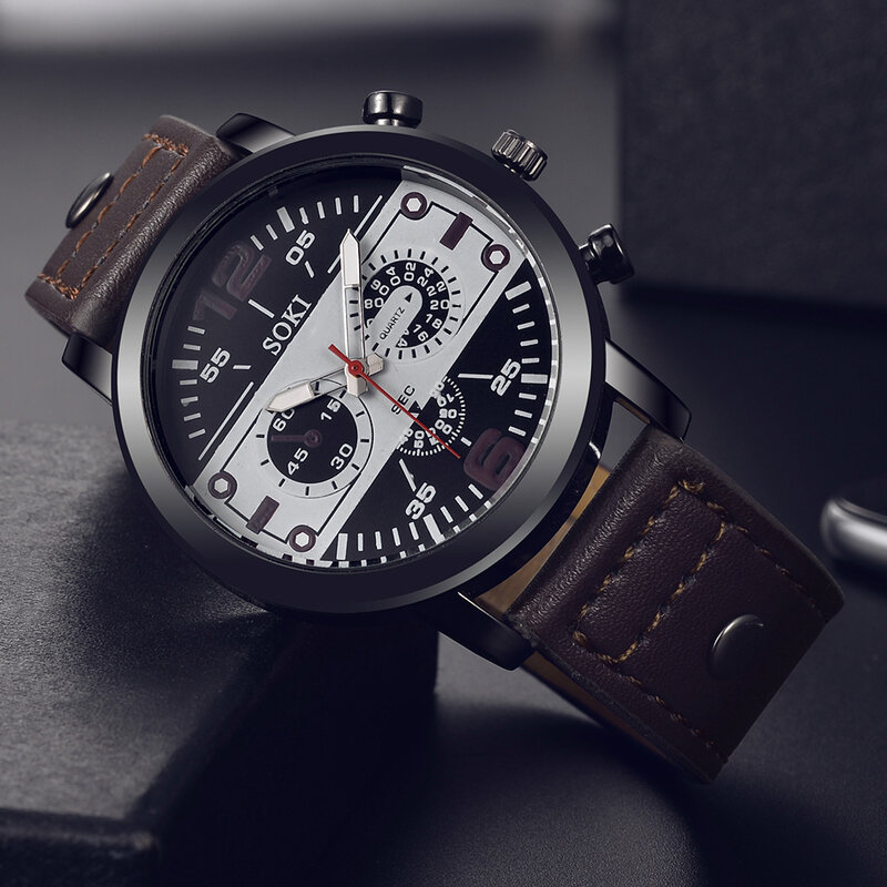 นาฬิกาผู้ชายสไตล์ทหารกีฬานาฬิกาชายสร้างสรรค์ชาย Relogio Saat Luxury นาฬิกาหน้าเปลือยวันที่ผู้ชายนาฬิกาควอตซ์ชั่วโมง