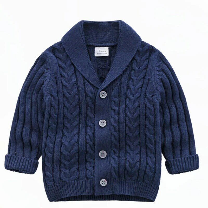 2022 키즈 재킷, 멋진 소년 뜨개질 스웨터, 어린이 의류, 소녀 카디건, 아기 봄 가을 의상, 코트 의상
