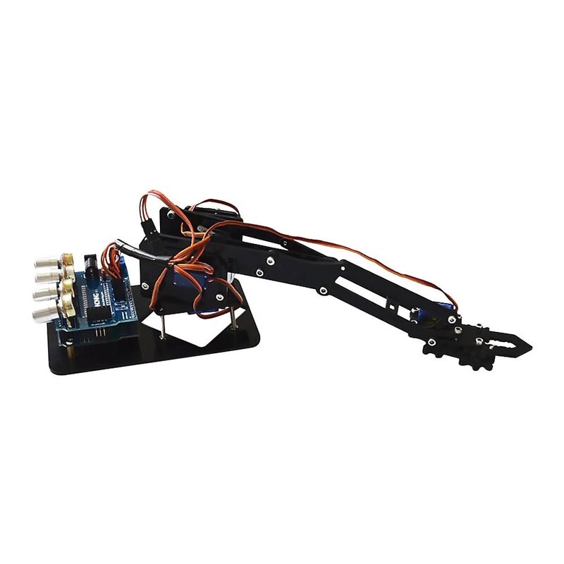 Акриловый самодельный робот-рука, робот-коготь, комплект arduino, 4DOF игрушки, механический захват-манипулятор