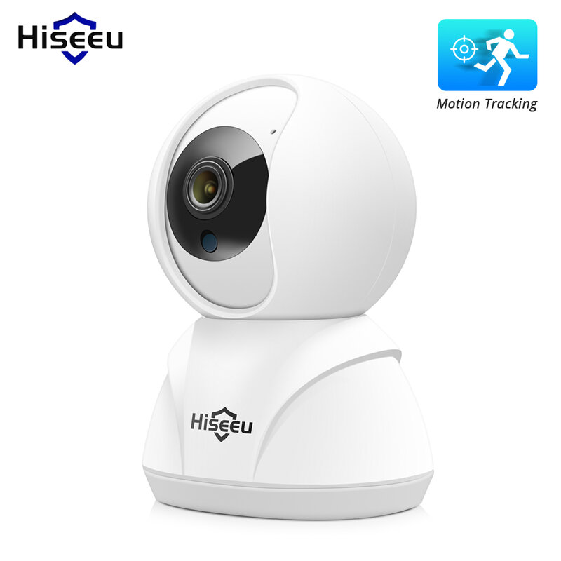 Hiseeu-Mini caméra IP WiFi intelligente HD 1080P 1536P, dispositif de sécurité domestique sans fil, babyphone vidéo, avec enregistrement Audio