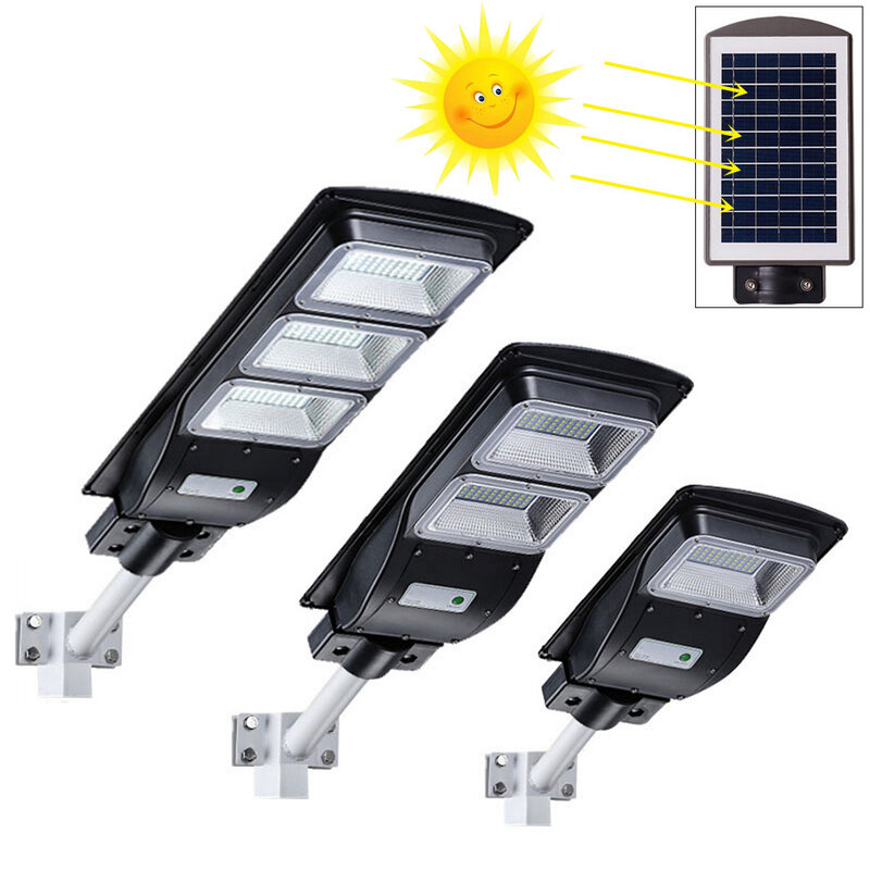 Farola Solar con movimiento de Radar IP65, lámpara LED de pared impermeable para exteriores, jardín, patio, lámpara de inundación de calle de 20W/40/60W