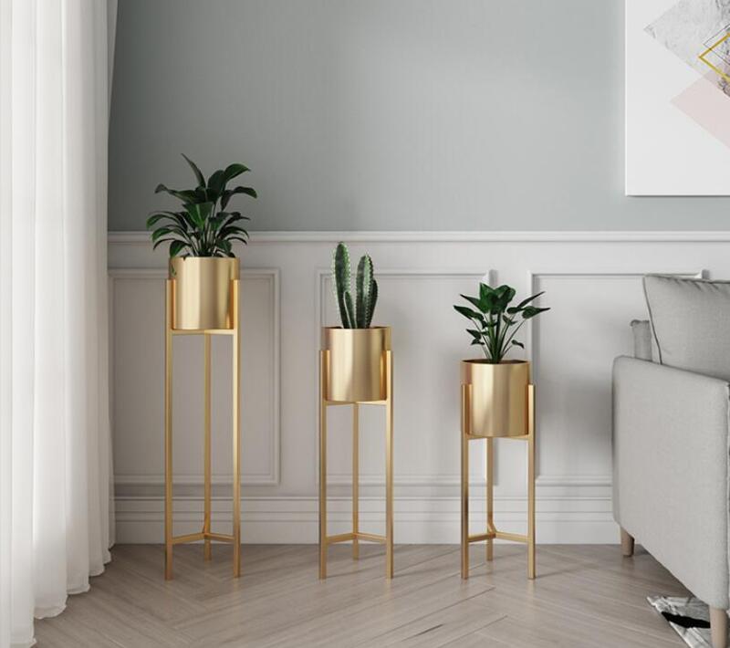 花の形をした金の植木鉢,室内照明,装飾的なシーリングライト,リビングルームに最適