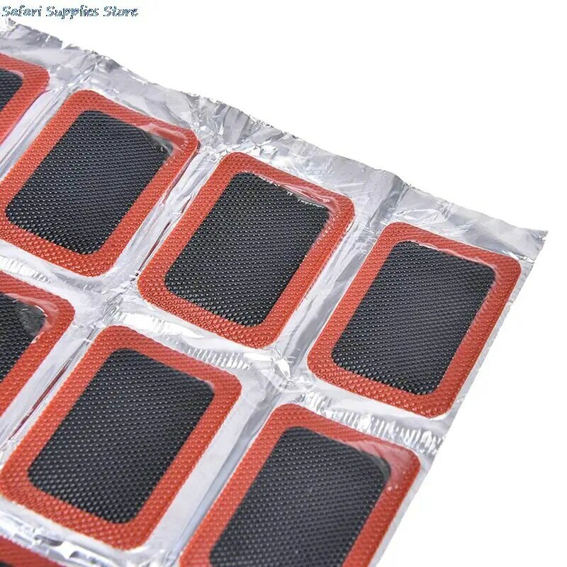 Bike Repair Kits 24Pcs/Set Cycling Puncture Patch Bicycle Motor Bike Tire Tyre Tube Rubber Puncture Patches