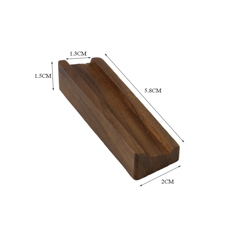 Kit de marco básico de madera con Base de madera, indicador ajustable, cubo combinado, carta, etiqueta de precio, pantalla de etiqueta