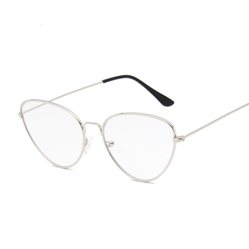 แว่นตาแมวกรอบผู้หญิง2019แฟชั่นแว่นตากระจกใสเลนส์สายตาสั้นกรอบแว่นตา Oculos Feminino
