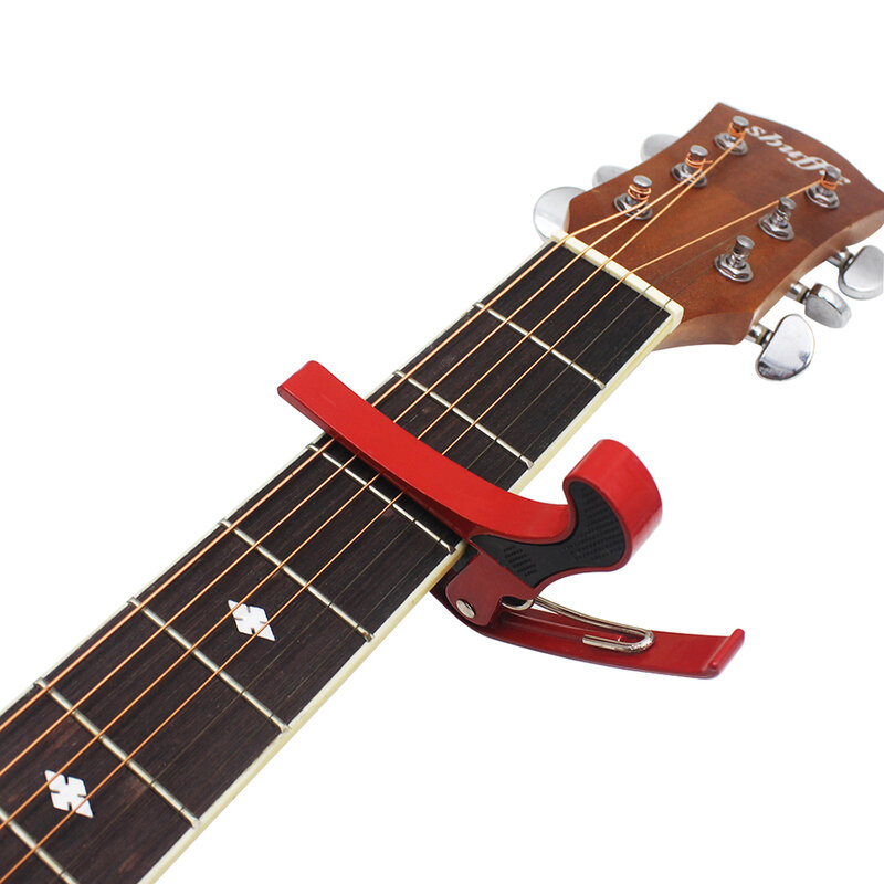 Capo guitarra universal mudança rápida braçadeira chave de metal liga capo para acústico clássico guitarra elétrica peças acessórios grande capo