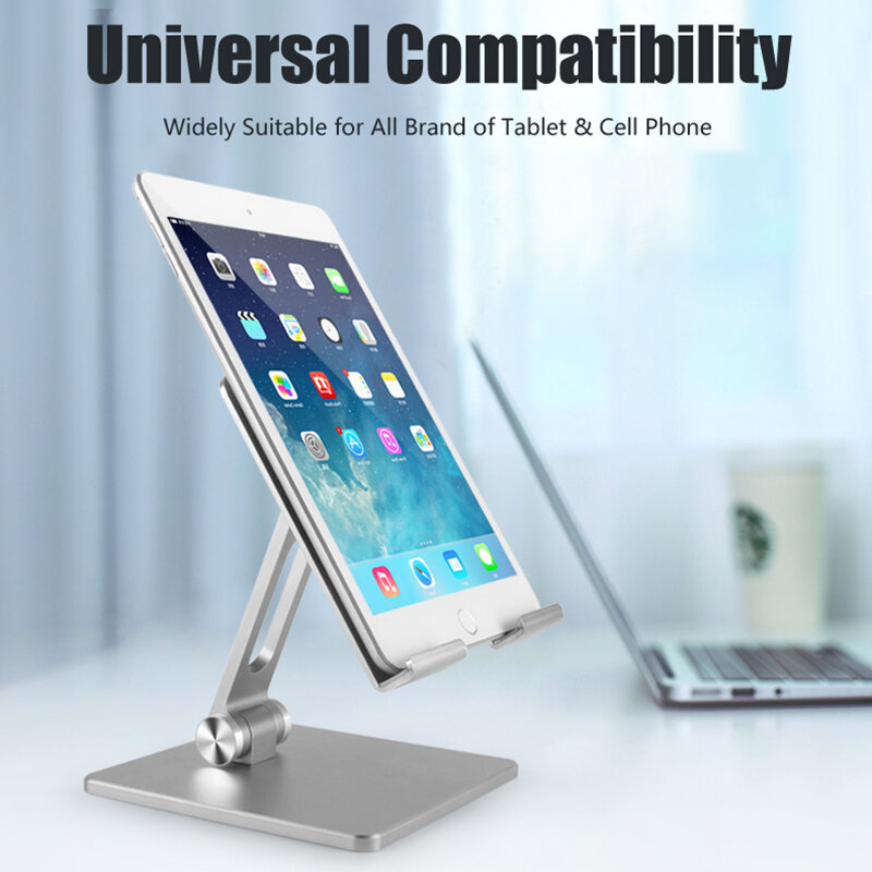 Support de tablette universel réglable en aluminium, nouveau Design, support de bureau pour iPad, 2021