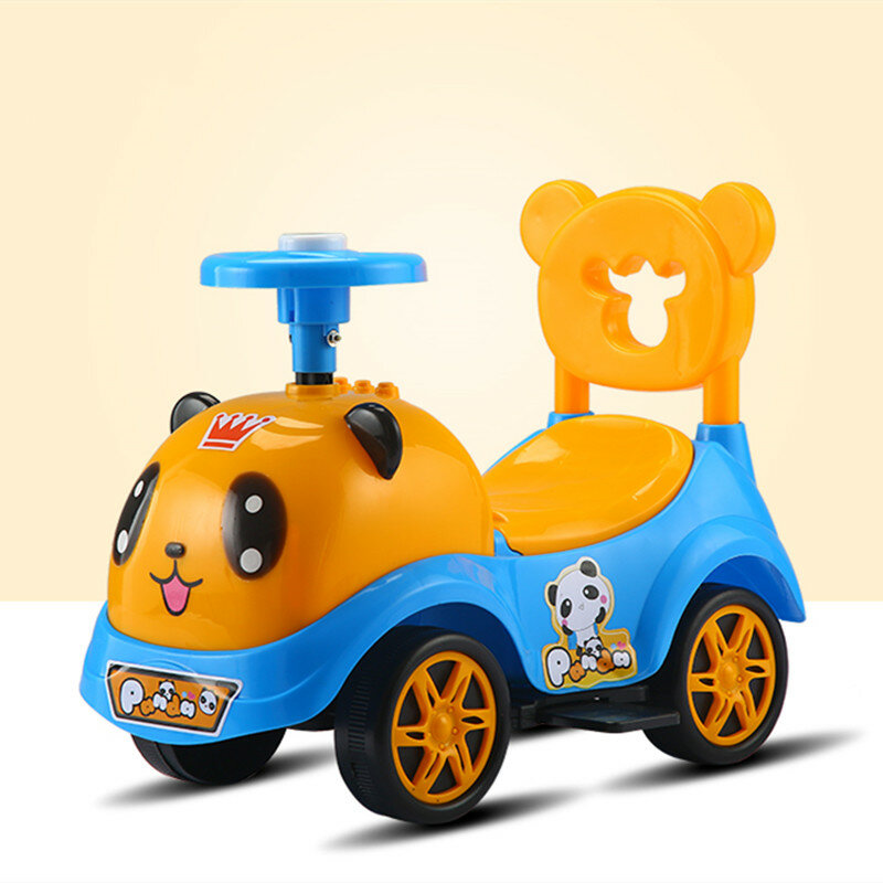 Carro de torção infantil com música, scooter com música, bebê menina e menino, brinquedo de quatro rodas, pode sentar-se, presente, 1-3 anos de idade