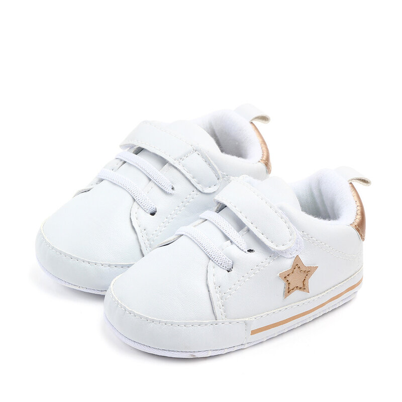 Sapato infantil casual com sola macia, calçado esportivo para bebês meninos e meninas primavera/outono