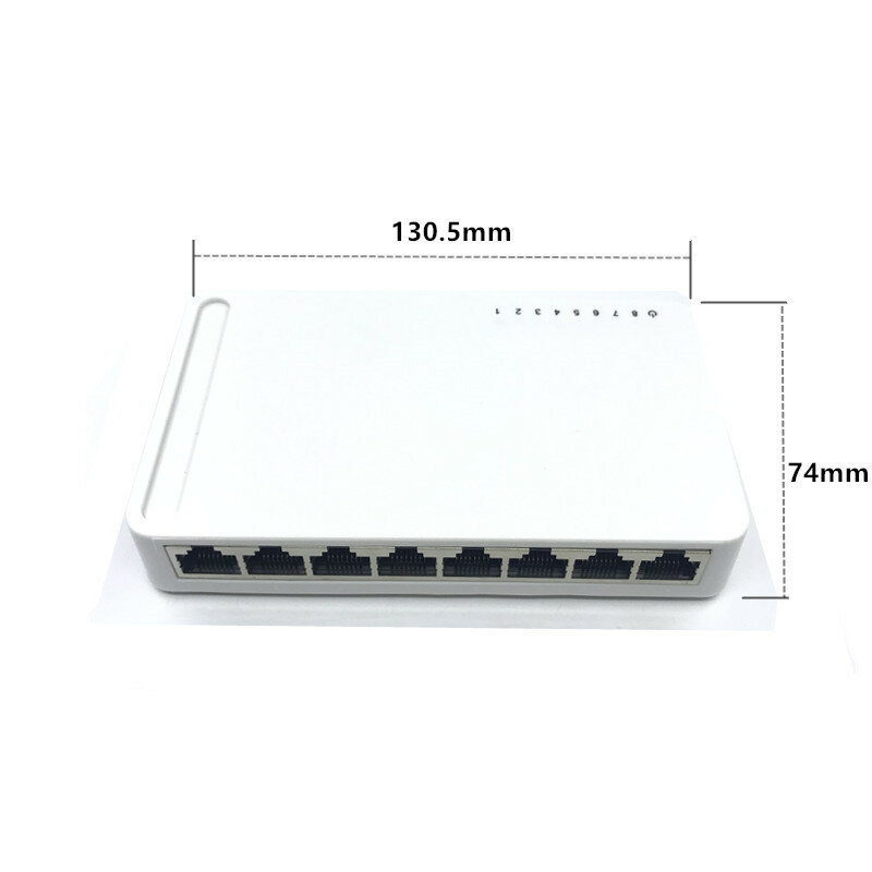 Nuovo modello OEM Switch Gigabit a 8 porte Switch Ethernet RJ45 Desktop switch 10/100/1000mbps Lan Gigabit desktop switchHub Switch 8 porte