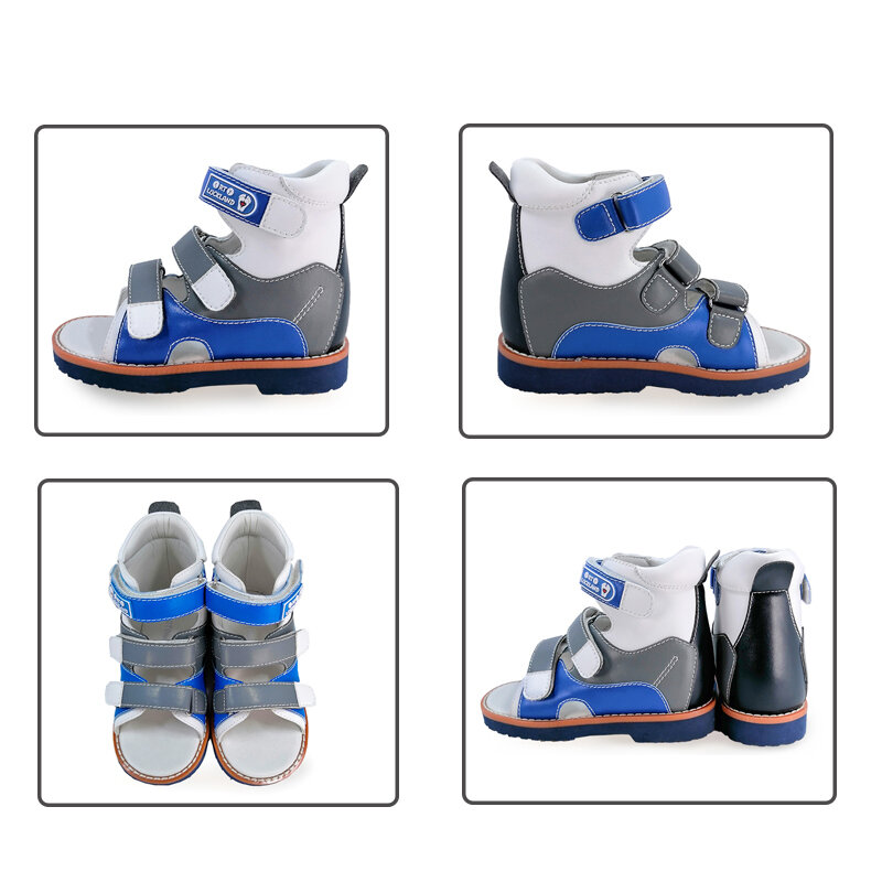 Ortoluckland-Sandalias ortopédicas para niños y niñas, zapatos de verano, calzado de pie plano, a la moda, 2 años