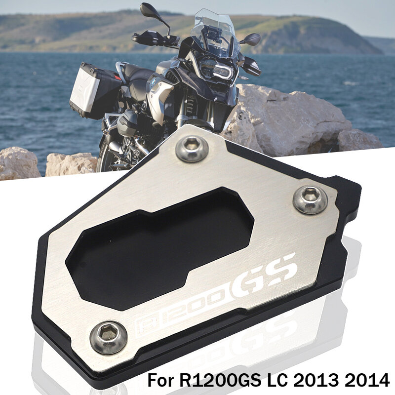Suporte lateral para motocicleta, placa de extensão para bmw r1200gs lc r1250gs aventura lc r1250gs rallye hp r 1200 gs lc adv 2020