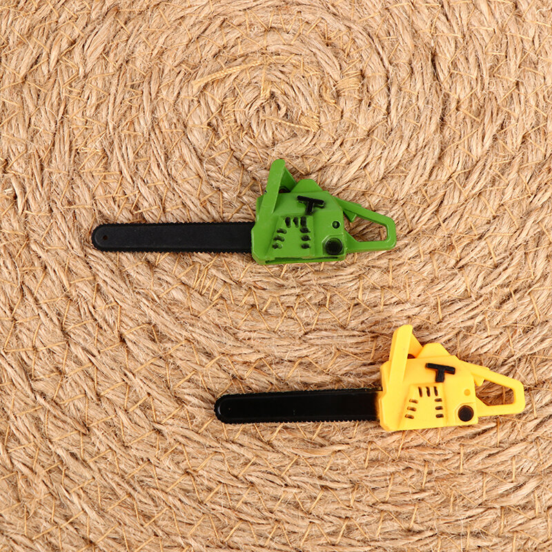 5 pces simulação ferramenta de reparo serra 1/12 bonecas casas brinquedo em miniatura