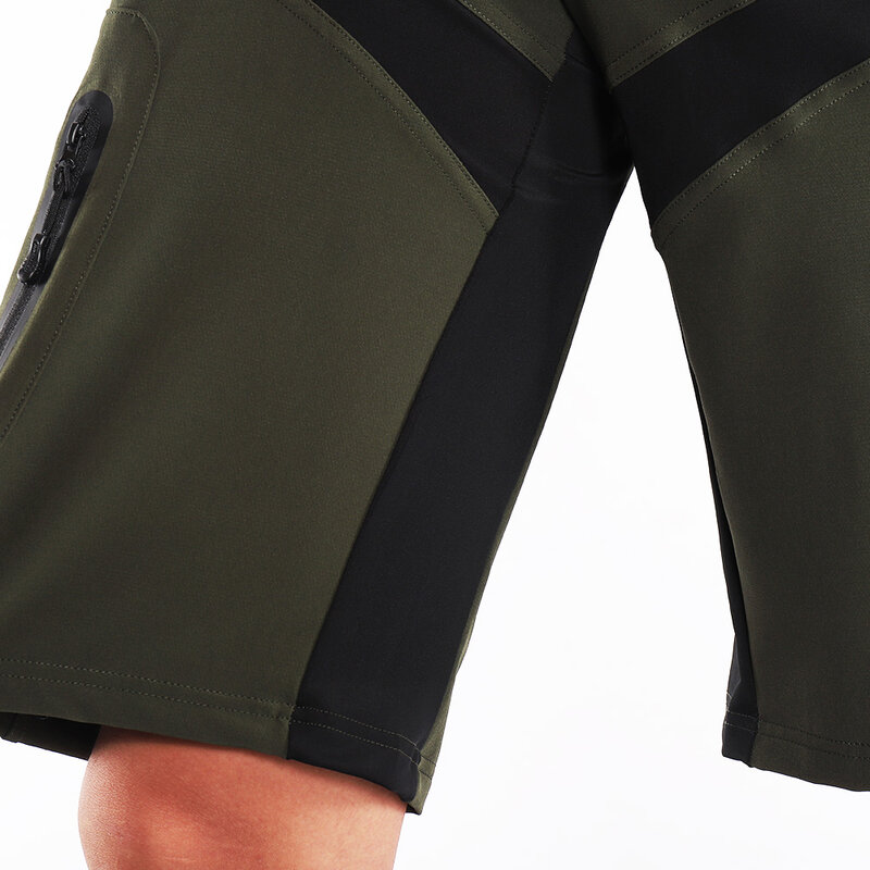 Arsuxeo-shorts de ciclismo para homens, resistente à água, respirável, para esportes ao ar livre, downhill, mountain bike, mtb, 1806