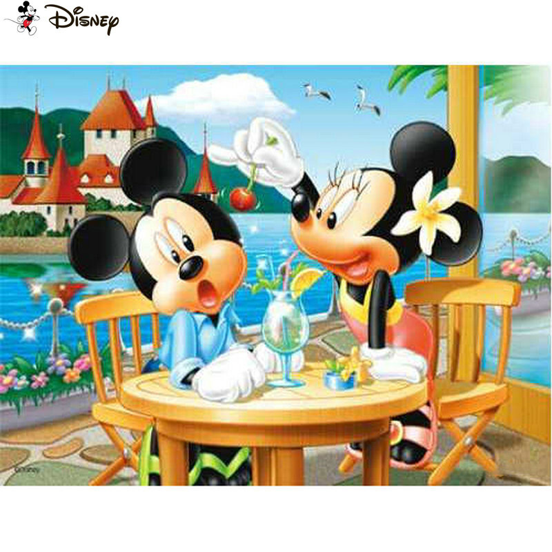 Disney diamante bordado "cartoon mickey mouse" padrão diy pintura diamante bordado ponto cruz broca completa pintura a30586
