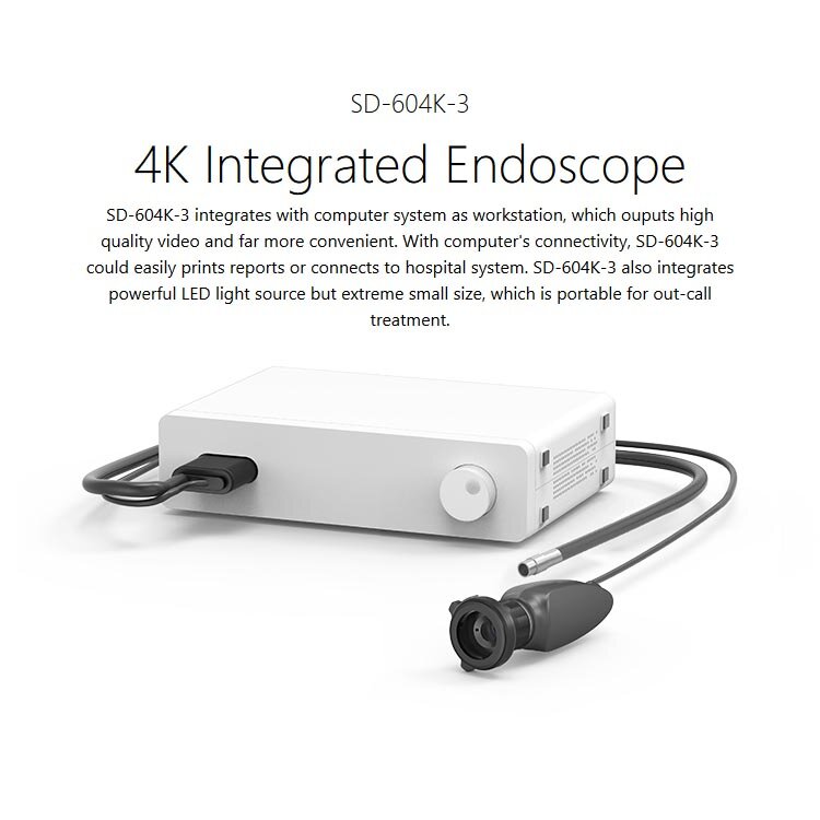 Hd 4K Medische Chirurgie Geïntegreerde Endoscoop Video Camera Led Koude Lichtbron