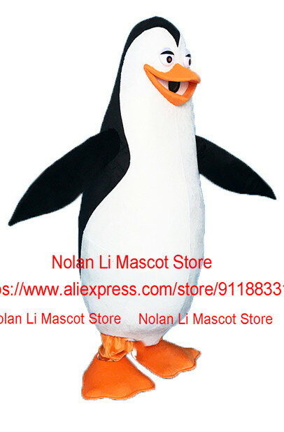 New Penguin Mascot Costume Cartoon Sset Cosplay Adult Size Fancy Dress Halloween Christmas Birthday Party 1114
