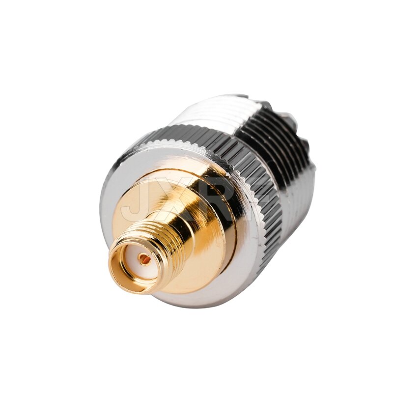 JX RF coaxial coax adapter UHF to SMA connector SO239 UHF female to SMA female Jack adapter fast ship