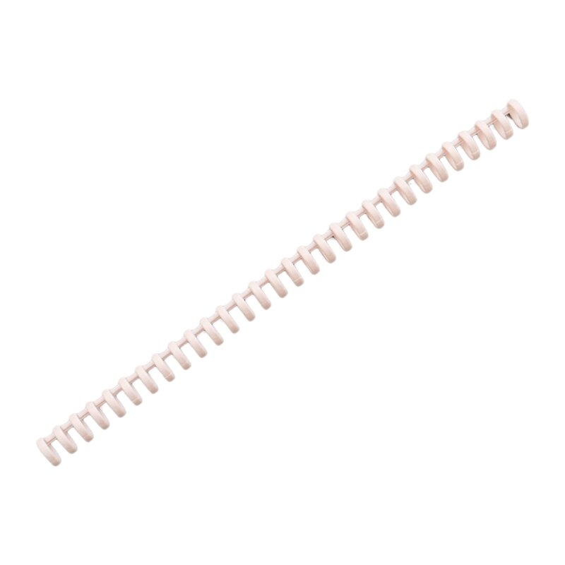 15mm bobina de ligação plástica 30-ring 0.59 "diâmetro multi-anel ligação bobina clipe encerramento para a maioria de cadernos de folha solta hx6a