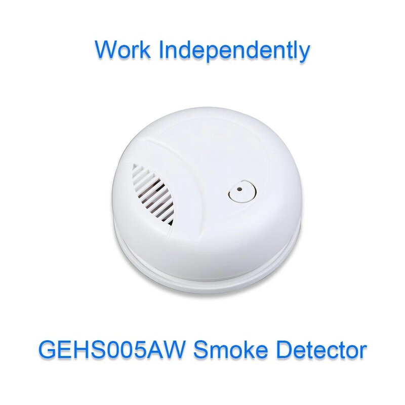 Alarma independiente para seguridad del hogar, Detector inalámbrico de humo sensible al fuego, sensores portátiles, equipo contra incendios