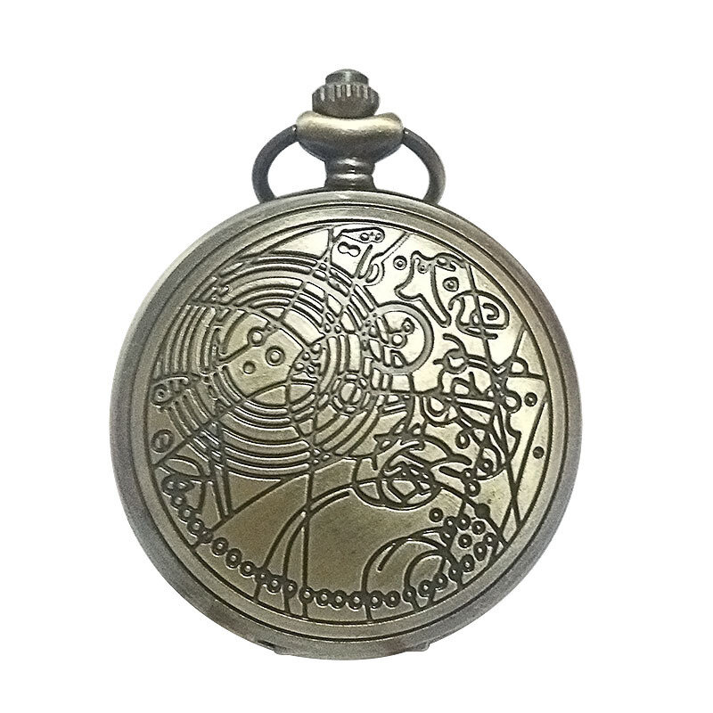 8091大マップルーンスター地図美しく彫レトロ懐中時計特別なルーン懐中時計