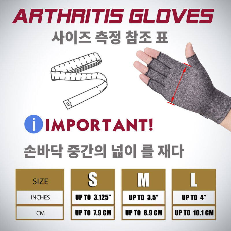 WorthWhile-guantes de compresión para artritis para hombres y mujeres, soporte de muñeca de algodón para alivio del dolor articular, 1 par