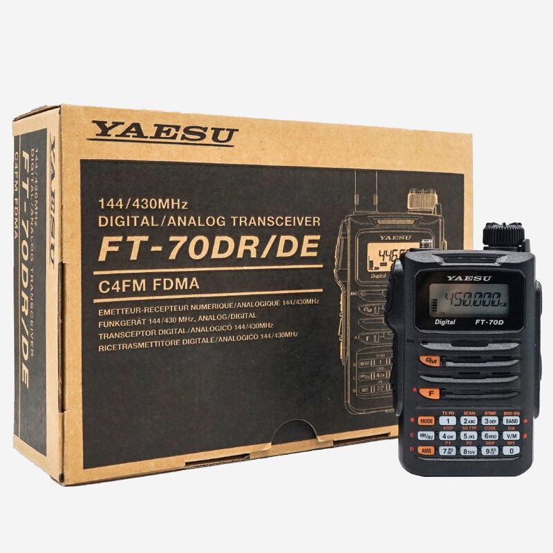 Yaesu-جهاز لاسلكي محمول باليد ، تردد مزدوج ، FT-70DR ، 70D ، C4FM ، FM