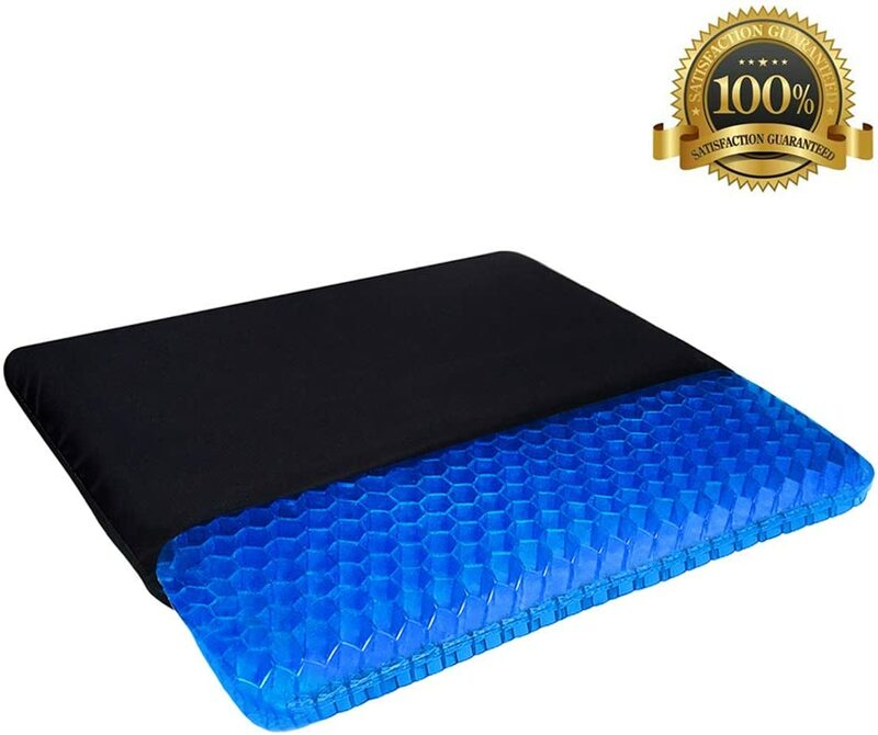 Drop shiping 3D Breathable Chair Sitter Latex Silicone Gel Cushion Honeycomb Summer Ice Cool car Cushion Orthopedic Seat Pad