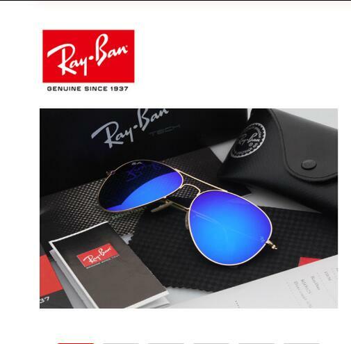 RayBan RB3025 мужские солнцезащитные очки-авиаторы, Классические поляризованные солнцезащитные очки для мужчин и женщин, мужские солнцезащитные...