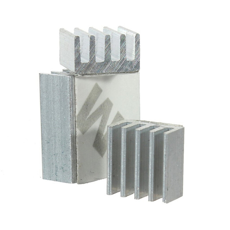 3 pçs de alumínio dissipador de calor adesivo dissipador de calor refrigerador de alumínio puro conjunto kit radiador para refrigeração raspberry pi