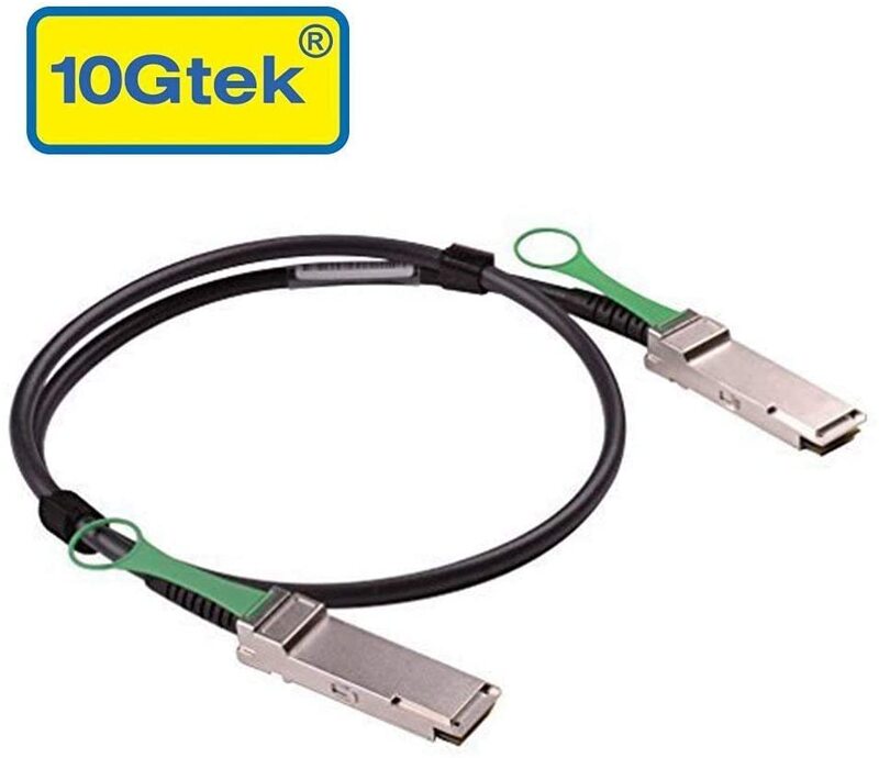Cable QSFP + DAC de 40G-40GBASE-CR4, Conector directo pasivo de cobre Twinax QSFP para Cisco QSFP-H40G-CU1M, 1 metro (3,3 pies)