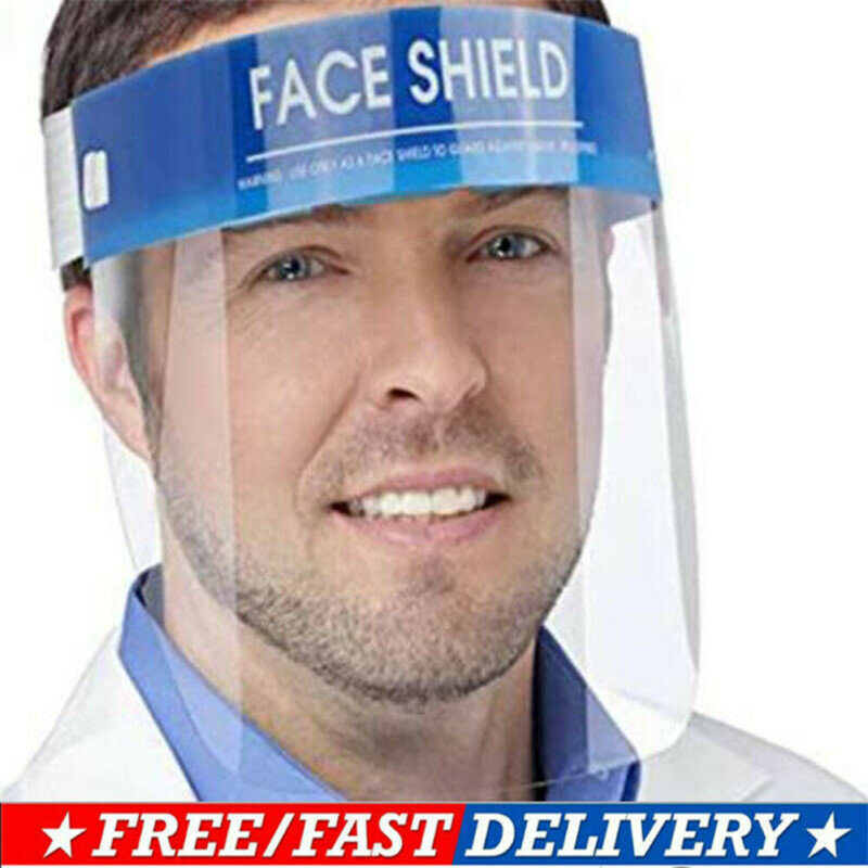 1PC Professional Clear pełna osłona twarzy ochrona przezroczysty ochronny bezpieczeństwo dla dorosłych w magazynie