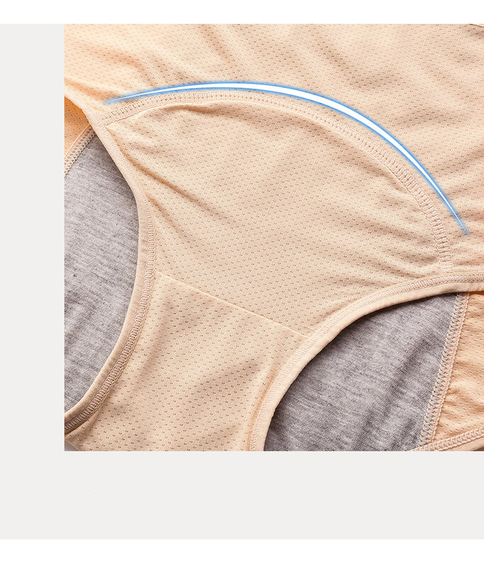 Culotte menstruelle rose grande taille 6XL 7XL 8XL, 1 pièce, culotte confortable en maille, sous-vêtements féminins, culotte taille haute
